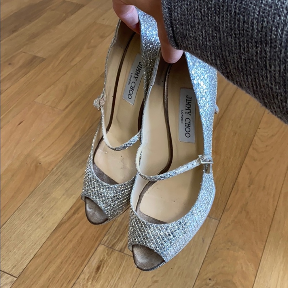 Jimmy Choo glittery heels - Picture 3 of 5